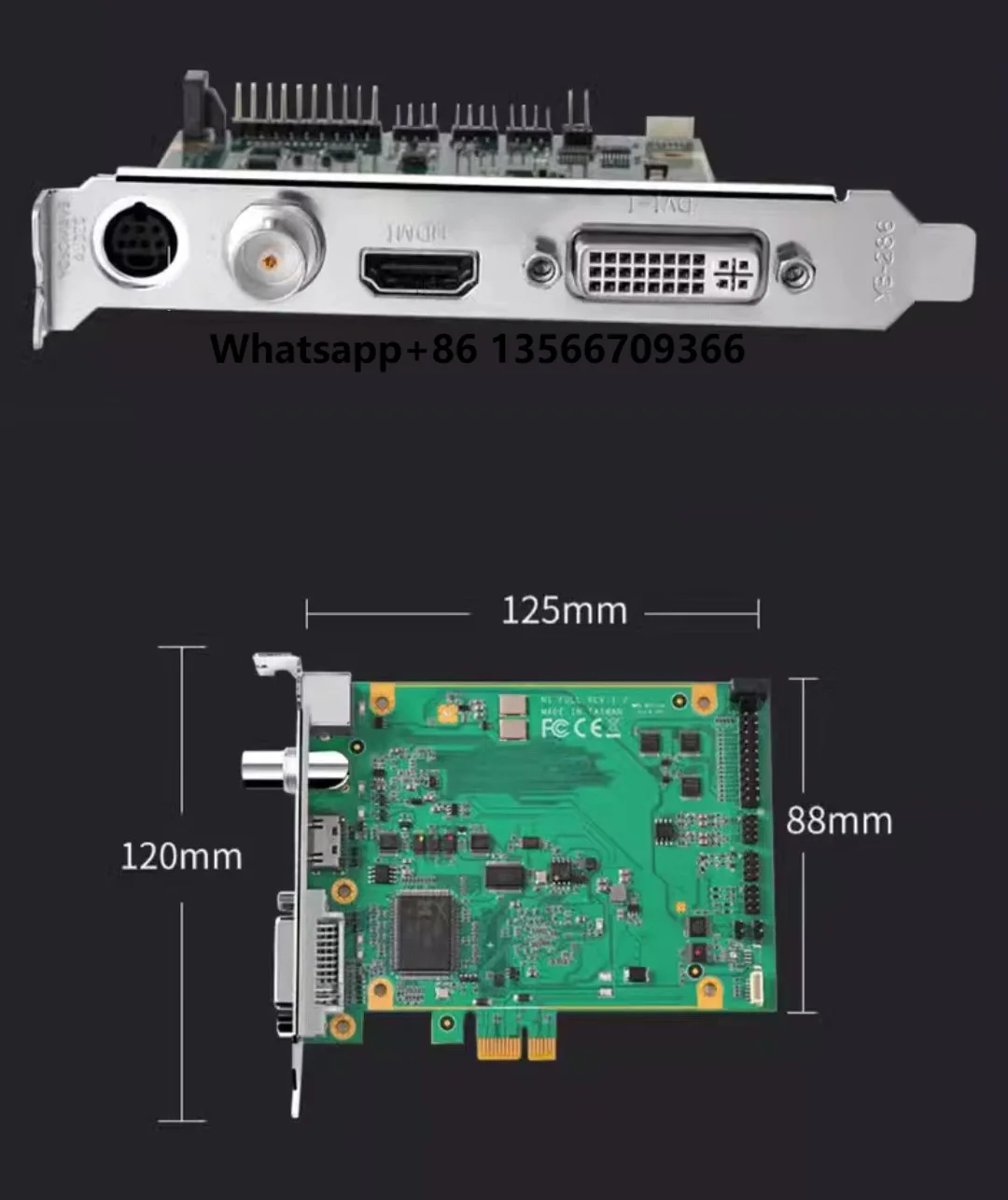 Full Interfaces 1080P60fps Internal PCIe Video Capture Card for Remote Collaboration Surveillance Education and Training
Full Interfaces 1080P60fps Internal PCIe Video Capture Card for Remote Collaboration Surveillance Education and Training