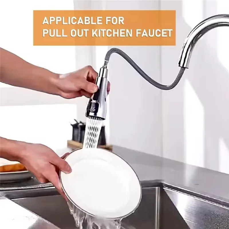 A69ekitchen Faucet Head LED Faucet Tap Nozzle Replacement Water Kitchen Swivel Head Digital Pull-Out Nozzle
A69ekitchen Faucet Head LED Faucet Tap Nozzle Replacement Water Kitchen Swivel Head Digital Pull-Out Nozzle