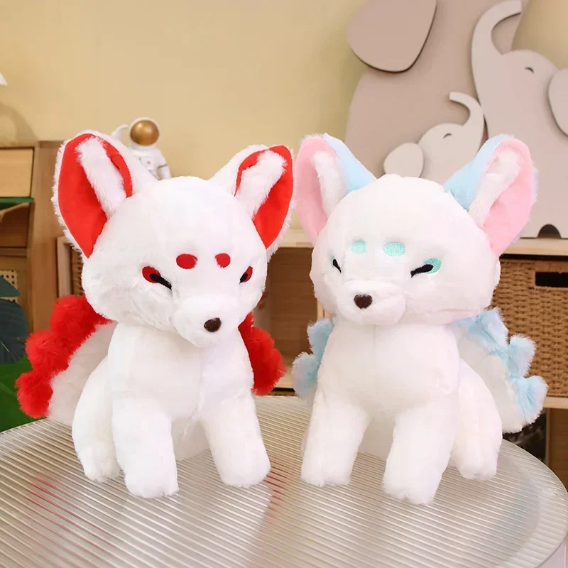38cm Simulation Fat White Nine-Tailed Fox Plush Toy Stuffed Fox Animal High Quality Gumiho Birthday Gift Toy Home Decor Toy 
38cm Simulation Fat White Nine-Tailed Fox Plush Toy Stuffed Fox Animal High Quality Gumiho Birthday Gift Toy Home Decor Toy