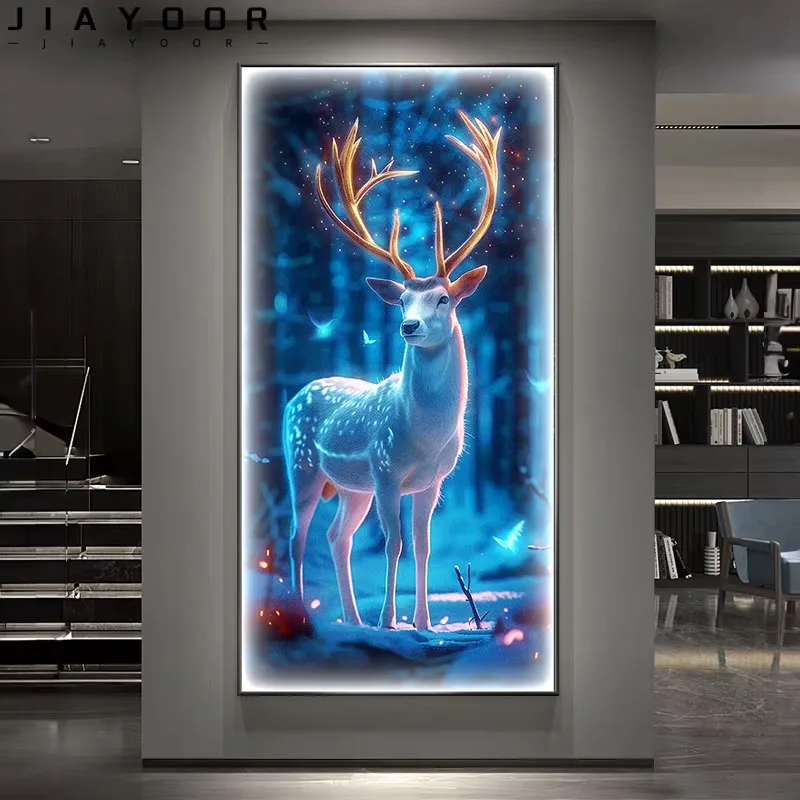 2024 Modern Luxury Deer Painting Lights Corridor Hanging AccessoriesLED Background Wall Lights Home Decoration Lighting Fixtures
2024 Modern Luxury Deer Painting Lights Corridor Hanging AccessoriesLED Background Wall Lights Home Decoration Lighting Fixtures