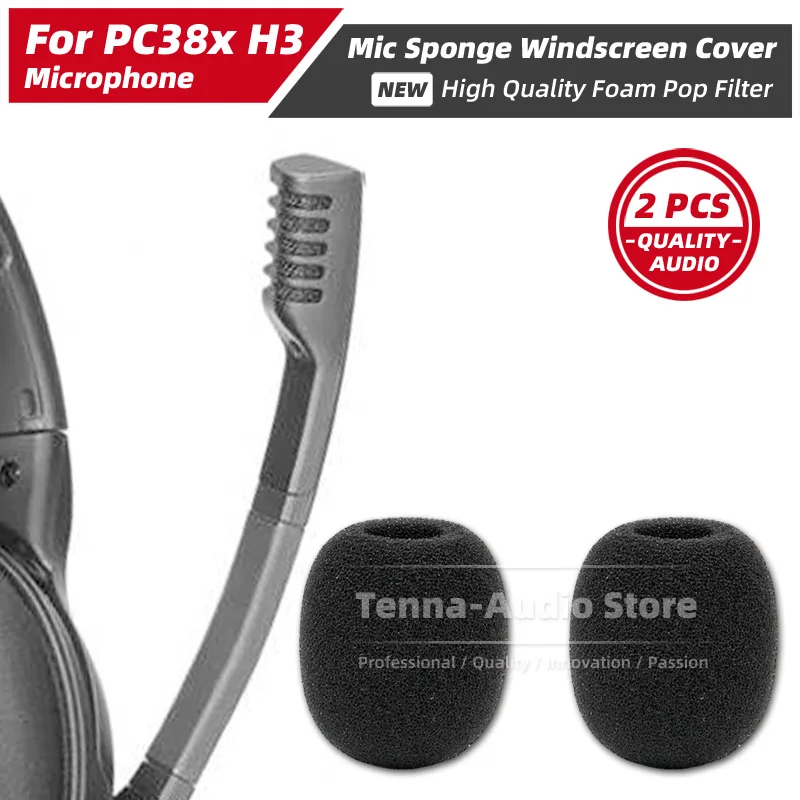 For EPOS PC38x H3 PC 38x H 3 Headset Microphone Windscreen Shield Sponge Cover Foam Pop Filter Earphone Headphone Mic Windshield
For EPOS PC38x H3 PC 38x H 3 Headset Microphone Windscreen Shield Sponge Cover Foam Pop Filter Earphone Headphone Mic Windshield