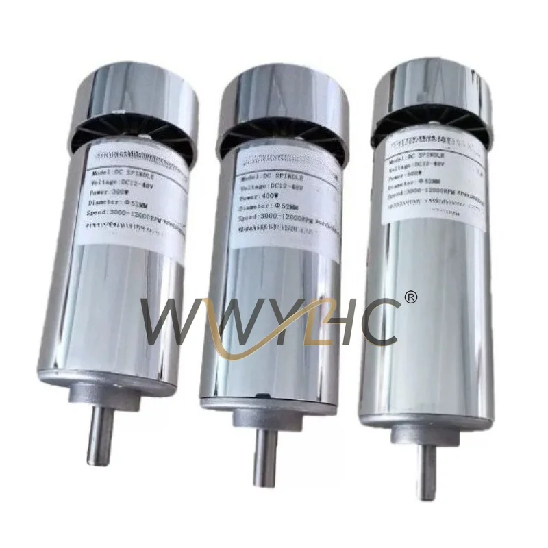 52mm 12000RPM CNC Spindle Motor 48VDC 200W-500W High Speed Engraving Motor Accessories Suitable for Engraving Machine
52mm 12000RPM CNC Spindle Motor 48VDC 200W-500W High Speed Engraving Motor Accessories Suitable for Engraving Machine