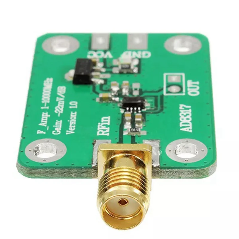 【СОВЕРШЕННО НОВЫЙ】4X AD8317 Высокоскоростной логарифмический детектор RF Log Detector RF Signal Log Output Power Meter 1M-10000Mhz Controller
【СОВЕРШЕННО НОВЫЙ】4X AD8317 Высокоскоростной логарифмический детектор RF Log Detector RF Signal Log Output Power Meter 1M-10000Mhz Controller