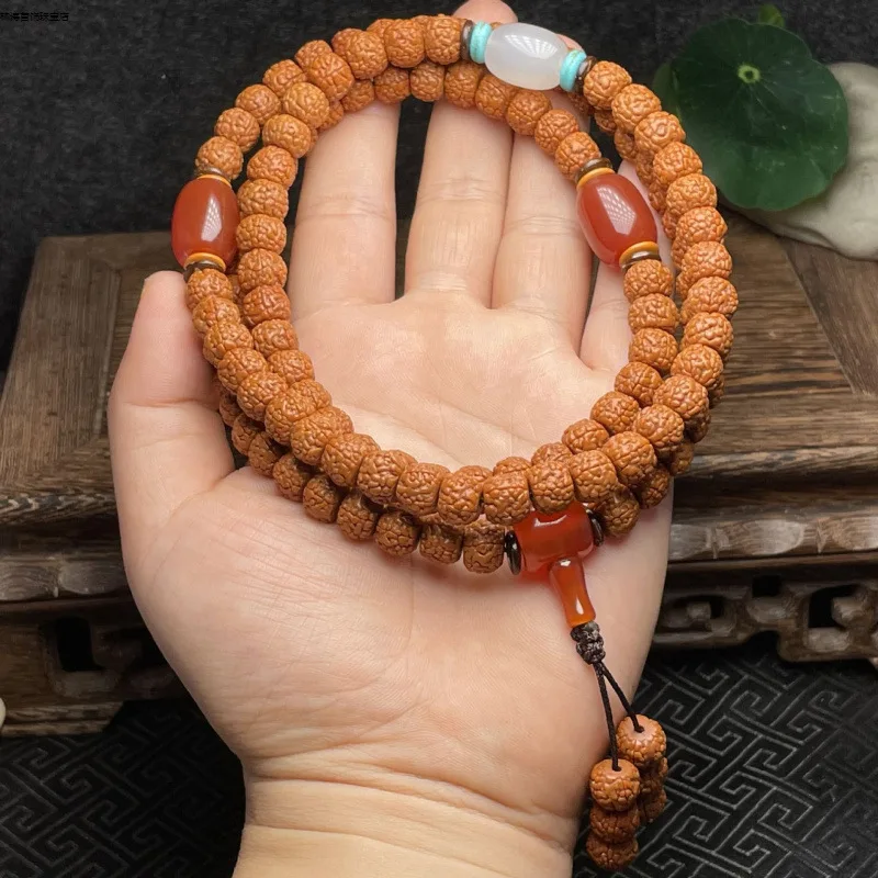 Tibetan Style Scale Texture Jingang Pipal Tree Seed Bodhi Bracelet 108 Rosary/Prayer Beads Bracelets
Tibetan Style Scale Texture Jingang Pipal Tree Seed Bodhi Bracelet 108 Rosary/Prayer Beads Bracelets
