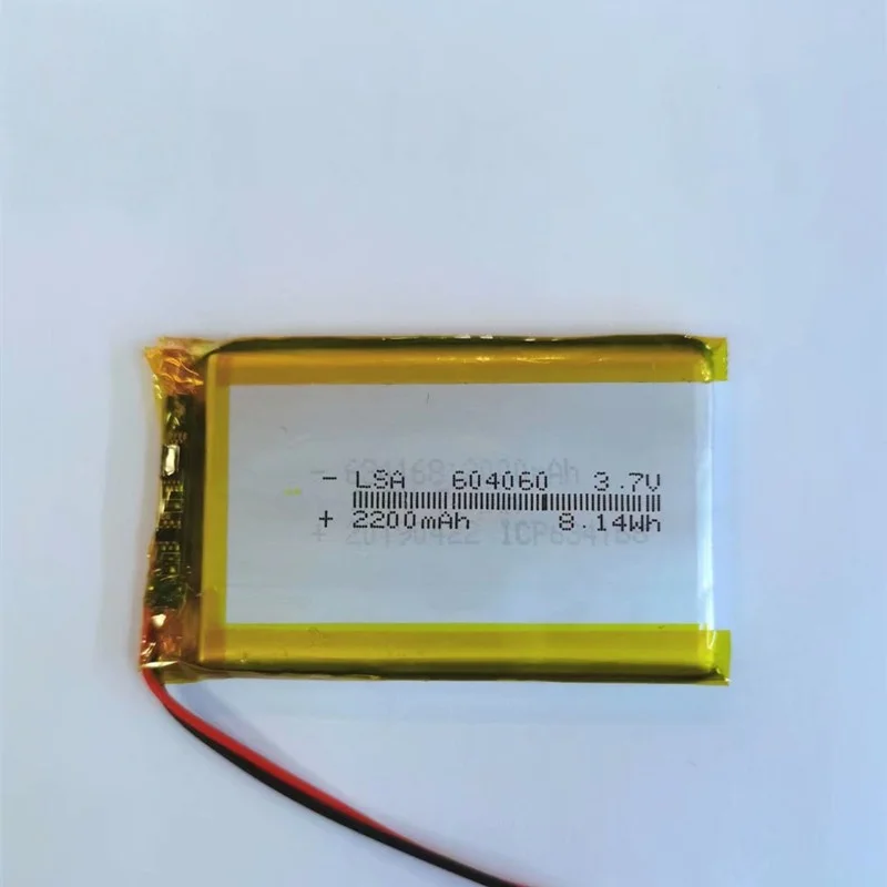 Полимерная литиевая батарея 604060, 2000 мАч, 3,7 В для GPS-трекера, GPS-навигатора, Bluetooth-колонки, светодиодного фонаря
Полимерная литиевая батарея 604060, 2000 мАч, 3,7 В для GPS-трекера, GPS-навигатора, Bluetooth-колонки, светодиодного фонаря