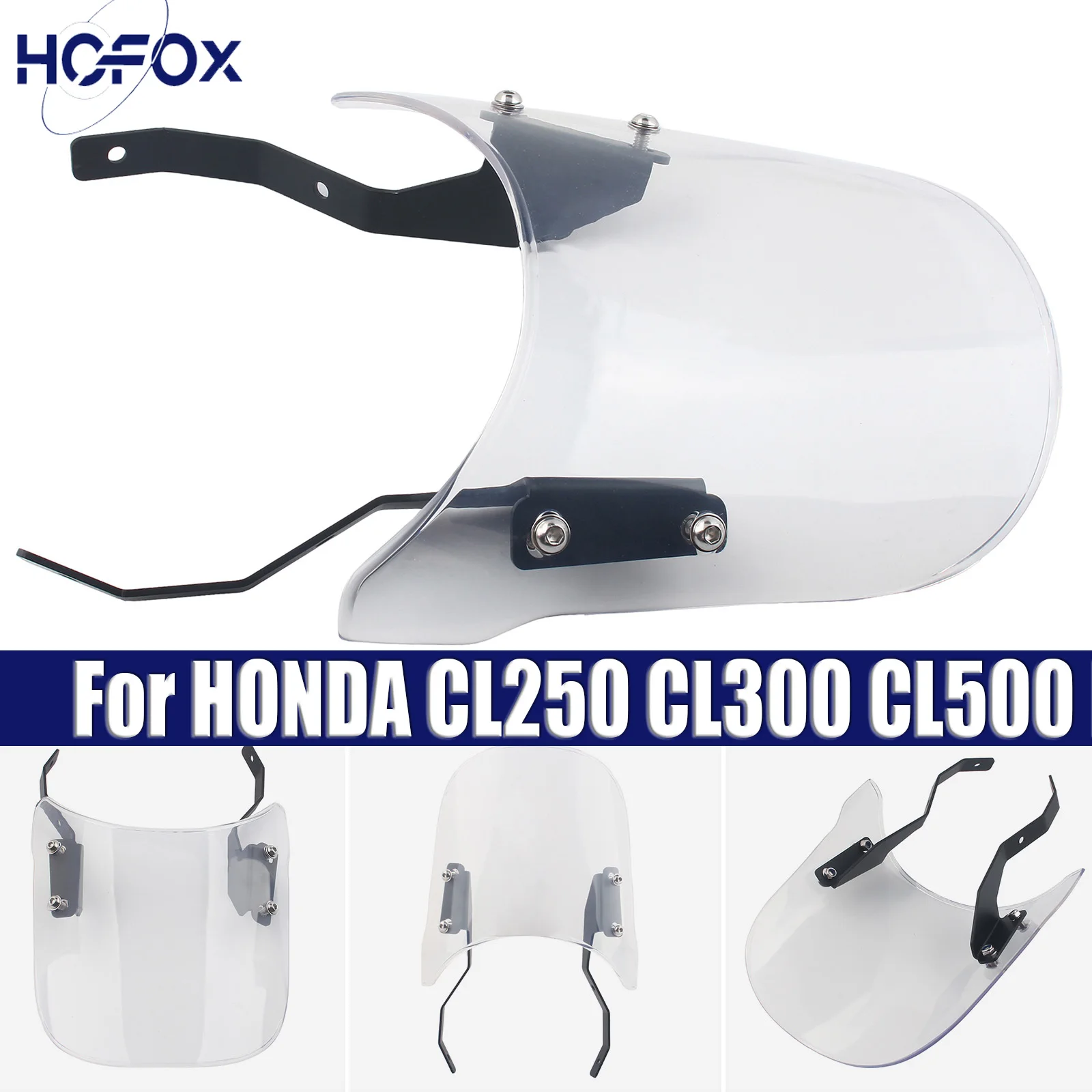 Motorcycle Windshield Wind Deflector Windscreen Fairing For HONDA CL250 CL300 CL500 Rebel 250 300 500 CM250
Motorcycle Windshield Wind Deflector Windscreen Fairing For HONDA CL250 CL300 CL500 Rebel 250 300 500 CM250