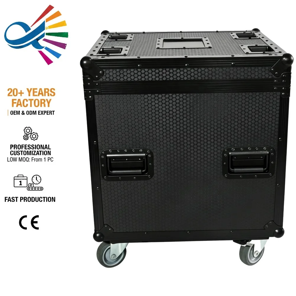 Heavy Duty Road Tour Ready Waterproof Flight Case with EVA Lining 50x50x50cm Wheels Professional Stage Equipment Road Box
Heavy Duty Road Tour Ready Waterproof Flight Case with EVA Lining 50x50x50cm Wheels Professional Stage Equipment Road Box