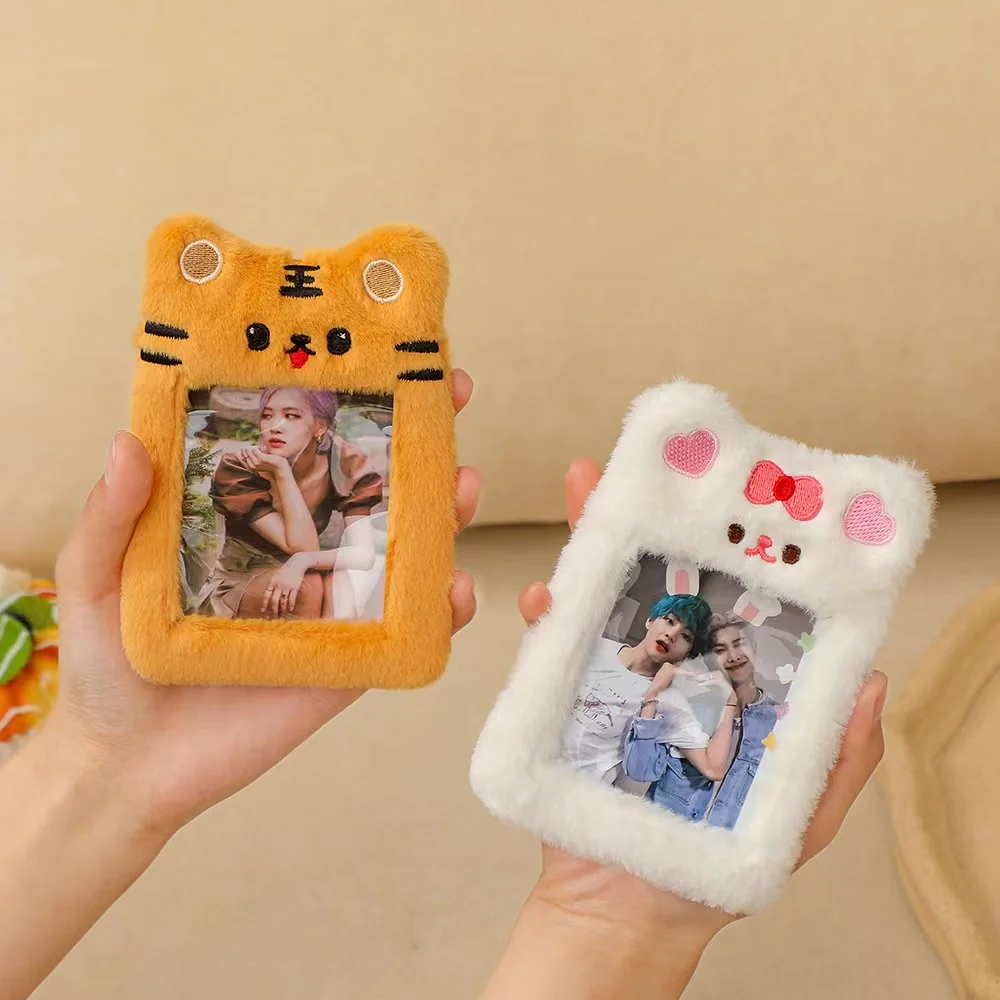 Kawaii Bear Tiger Plush Kpop Photocards Card Holder With Chain Protector Idol Photo Sleeves Credit ID Bank Card Stationery
Kawaii Bear Tiger Plush Kpop Photocards Card Holder With Chain Protector Idol Photo Sleeves Credit ID Bank Card Stationery