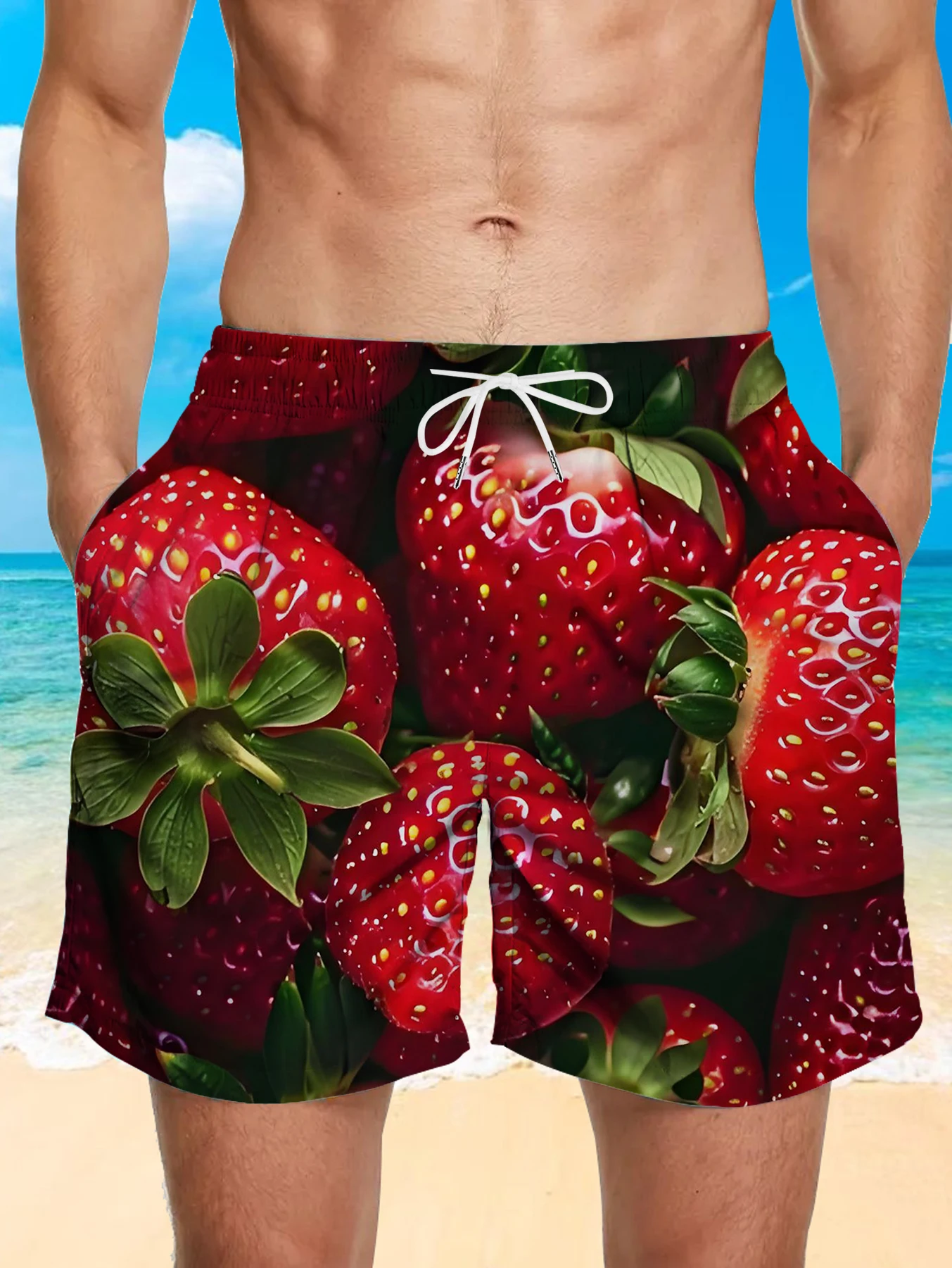 Men's Digital Printed Shorts Full Print Beach Pants Quick Dry Polyester Casual Trunks
Men's Digital Printed Shorts Full Print Beach Pants Quick Dry Polyester Casual Trunks