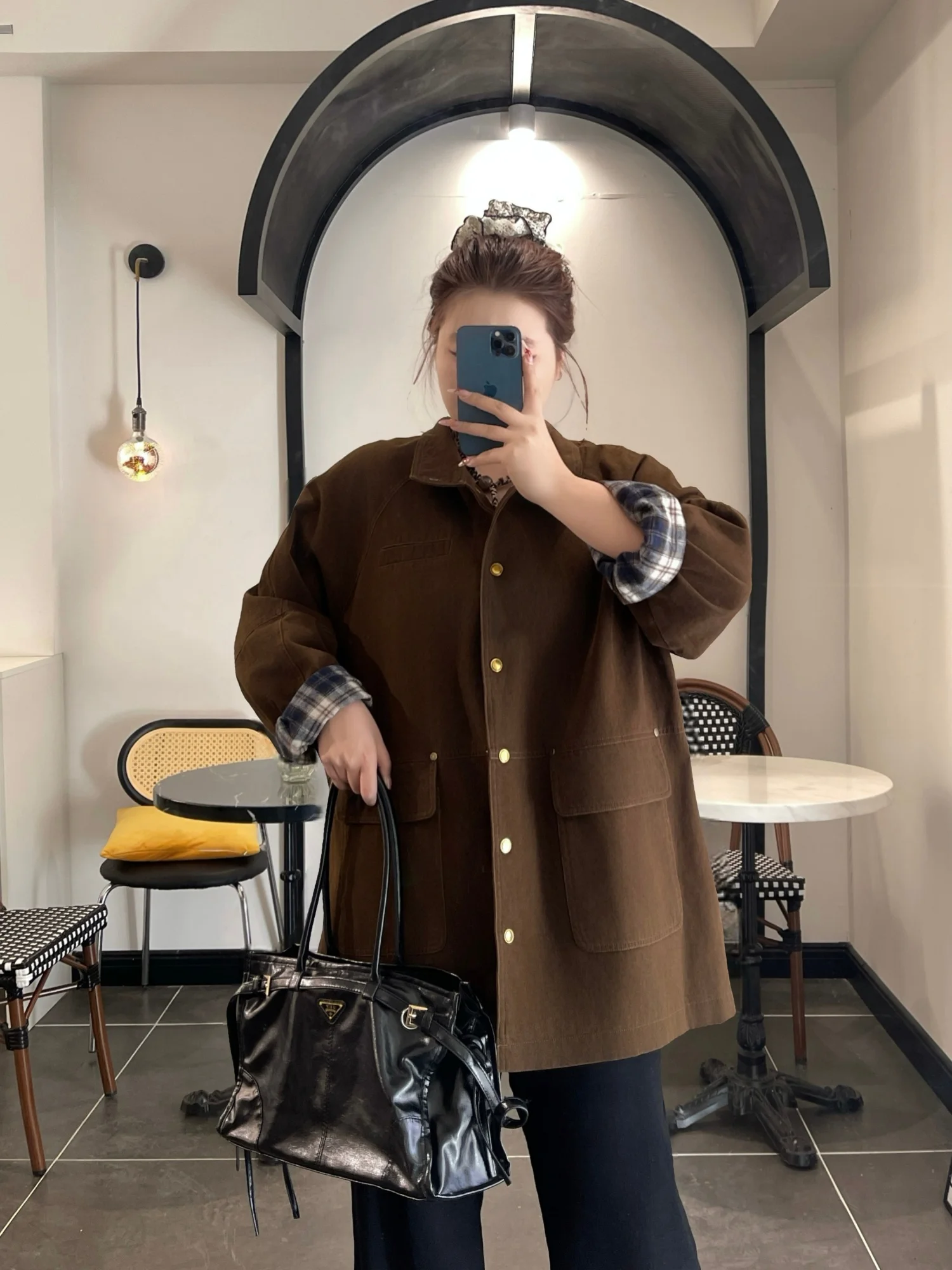 Stylish Retro Short Jacket Thick Big Size Women's Fashion Spring New Style High-Quality Feel Coat Casual Commute Cotton Blend
Stylish Retro Short Jacket Thick Big Size Women's Fashion Spring New Style High-Quality Feel Coat Casual Commute Cotton Blend
