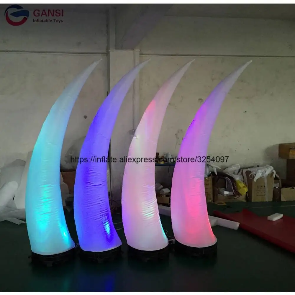 High Quality LED Spiral Inflatable Curve Cone,3M Height Inflatable Lighting Cone For Stage
High Quality LED Spiral Inflatable Curve Cone,3M Height Inflatable Lighting Cone For Stage