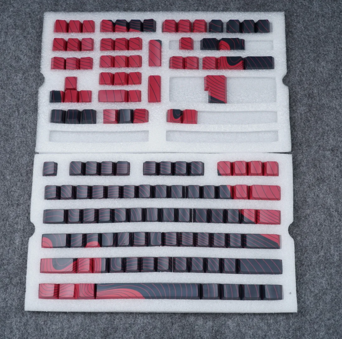 Contour Keycaps 128Key PBT in Striking Red&Yellow-Side-Engraved, Universal for MX-Switched Hot-Swap Keyboards (61-104key)
Contour Keycaps 128Key PBT in Striking Red&Yellow-Side-Engraved, Universal for MX-Switched Hot-Swap Keyboards (61-104key)