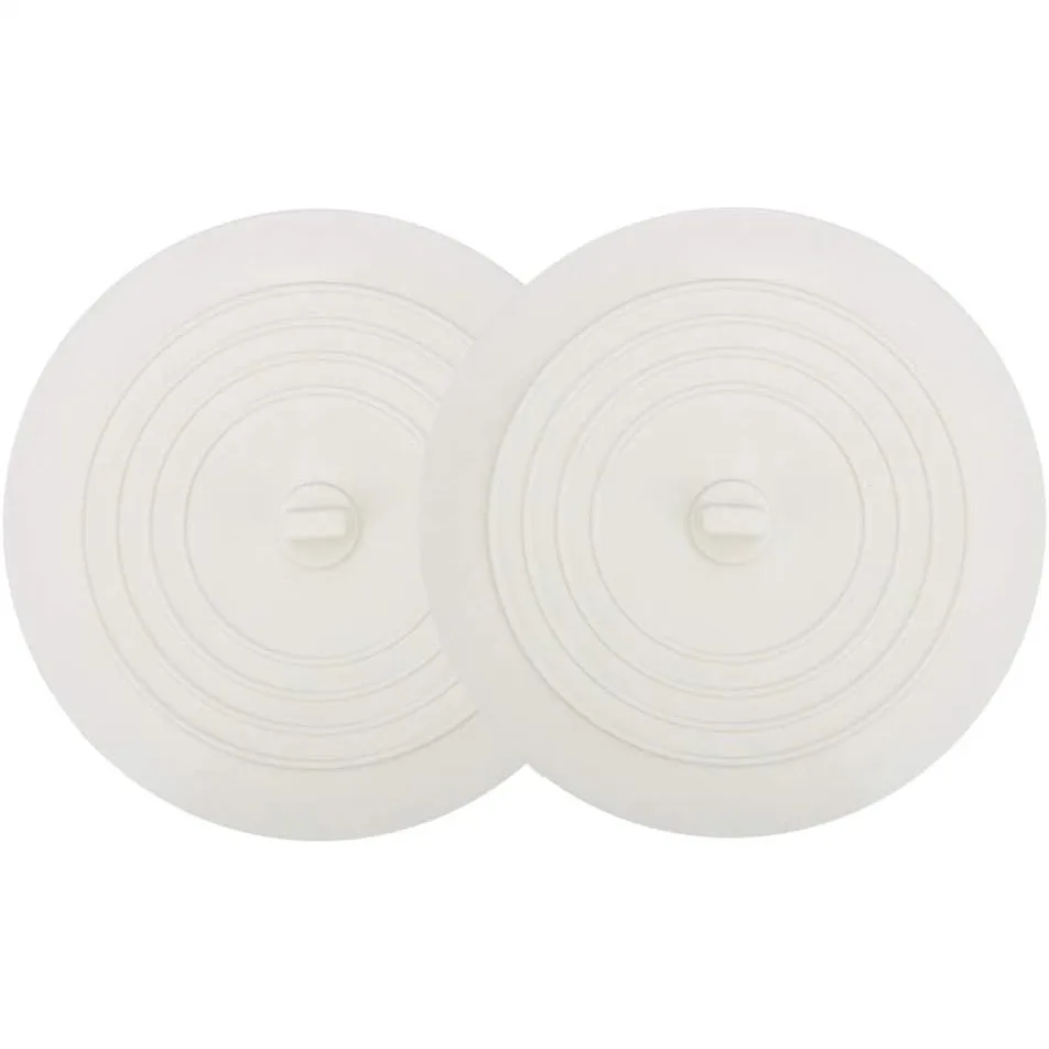 Silicone Drain Stopper 2 Pack, Large 6-Inch Flat Suction Cover for Kitchen Bathroom Laundry - Easy Installation
Silicone Drain Stopper 2 Pack, Large 6-Inch Flat Suction Cover for Kitchen Bathroom Laundry - Easy Installation