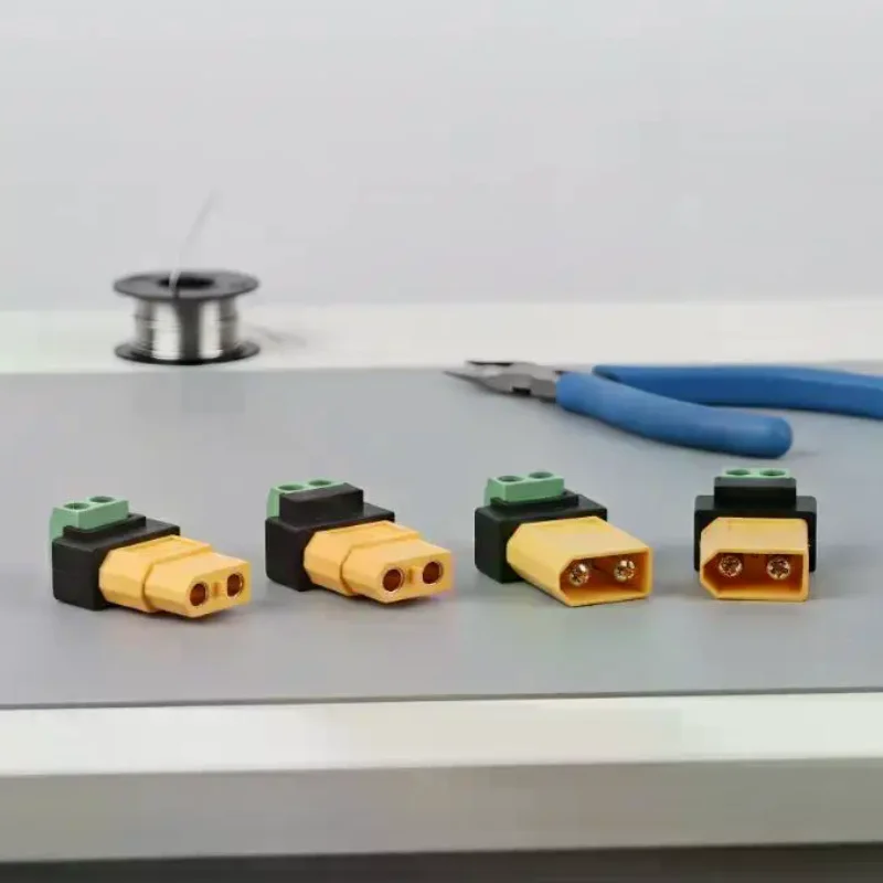 XT60 Male Female To 2Pin Terminal Adapter Solderless Charging Connector For UAV Balance Charger Solar Panel Model Devices
XT60 Male Female To 2Pin Terminal Adapter Solderless Charging Connector For UAV Balance Charger Solar Panel Model Devices