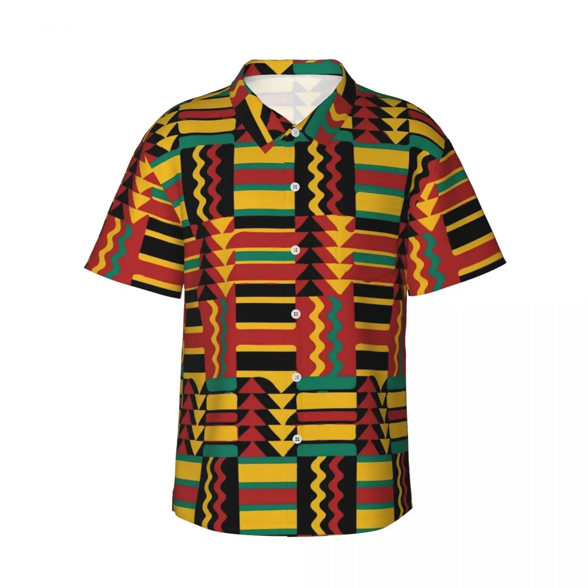 Kente Vintage Geometric Vacation Shirt Retro Rasta Colors Hawaiian Casual Shirts Men Trendy Blouses Short-Sleeved Funny Clothing
Kente Vintage Geometric Vacation Shirt Retro Rasta Colors Hawaiian Casual Shirts Men Trendy Blouses Short-Sleeved Funny Clothing