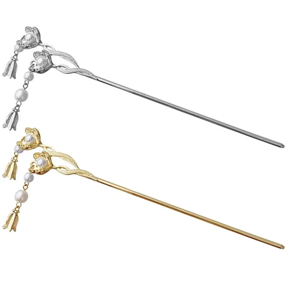 2pcs Pearl Flower Hairpin Chopsticks Gold Silver Vintage Metal Hair Accessories for Buns Wedding Party Prom Night Out Styling
2pcs Pearl Flower Hairpin Chopsticks Gold Silver Vintage Metal Hair Accessories for Buns Wedding Party Prom Night Out Styling