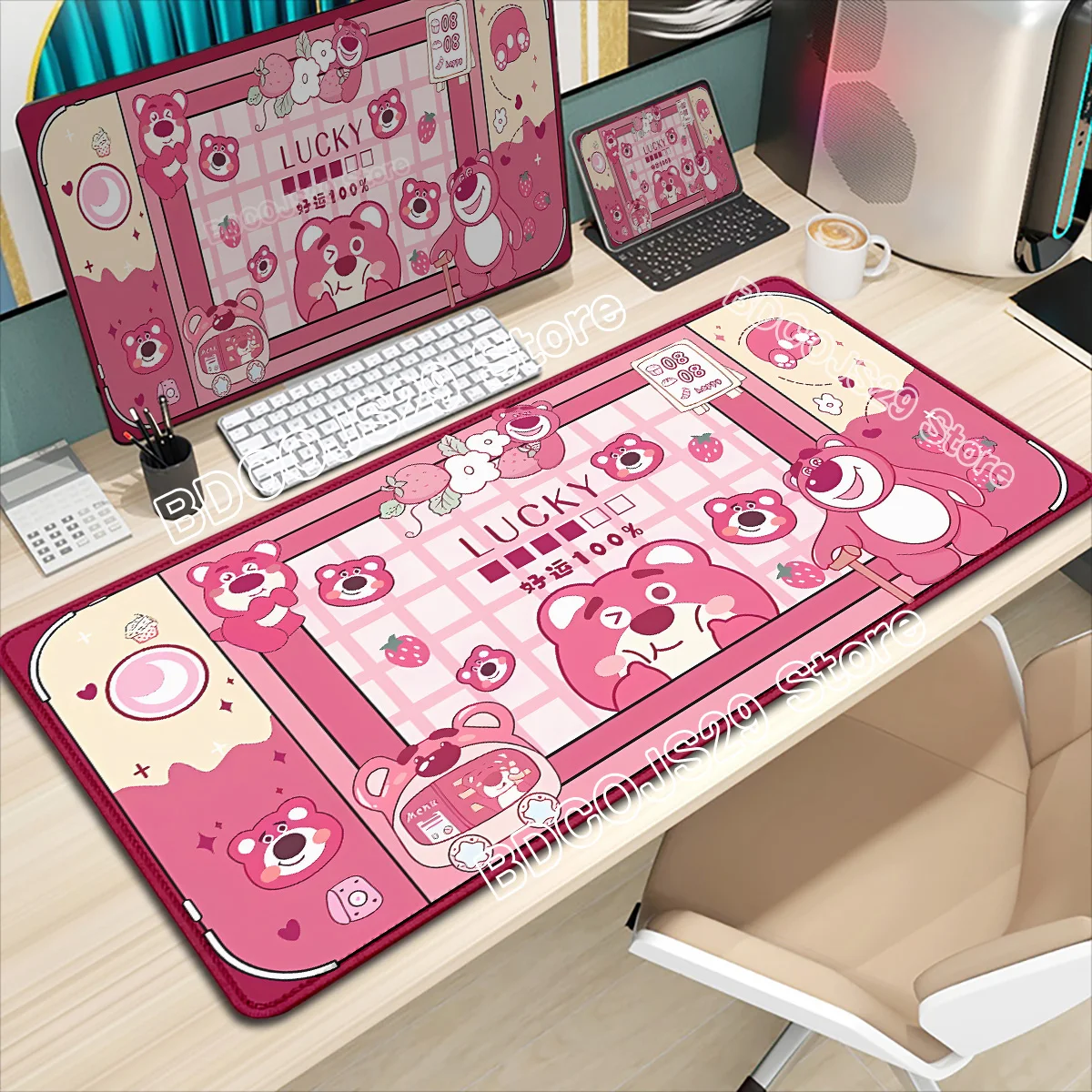 New Mouse Pad Strawberrys Bear Lotso Mouse Mat Desktop Keyboard Desk Mat Gaming Mousepad Computer Lots-o'-Huggin' Bear Mice Pads
New Mouse Pad Strawberrys Bear Lotso Mouse Mat Desktop Keyboard Desk Mat Gaming Mousepad Computer Lots-o'-Huggin' Bear Mice Pads