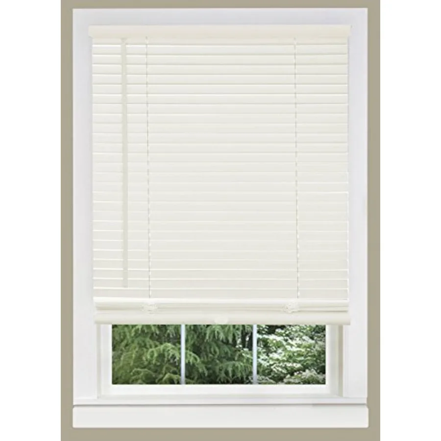 1" Slats Cordless Window Blinds, 64L x 41W Inch Solid Pattern Light Filtering Vinyl Indoor-Outside Ceiling Mount Mini Blind, Ma
1" Slats Cordless Window Blinds, 64L x 41W Inch Solid Pattern Light Filtering Vinyl Indoor-Outside Ceiling Mount Mini Blind, Ma