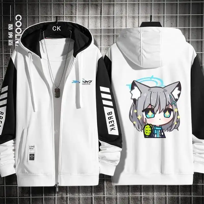 Blue Archive Takanashi Hoshino Women/Men Hoodie Sweatshirt Acg Streetwear Hip Hop Cosplay Zipper Hooded Jacke Coat Clothes
Blue Archive Takanashi Hoshino Women/Men Hoodie Sweatshirt Acg Streetwear Hip Hop Cosplay Zipper Hooded Jacke Coat Clothes