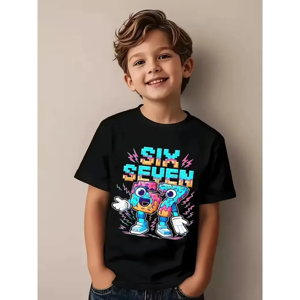 Birthday Children's T-shirt 67 Fun Birthday Party Dress Up Soft Breathable T-shirt for Boys
Birthday Children's T-shirt 67 Fun Birthday Party Dress Up Soft Breathable T-shirt for Boys
