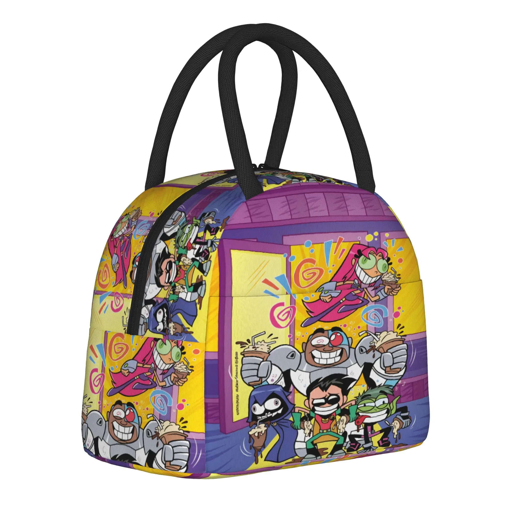 Teen Titans Go Team Lunch Bag Vintage Lunch Box For Women Travel Convenient Cooler Bag Waterproof Print Thermal Lunch Bags
Teen Titans Go Team Lunch Bag Vintage Lunch Box For Women Travel Convenient Cooler Bag Waterproof Print Thermal Lunch Bags