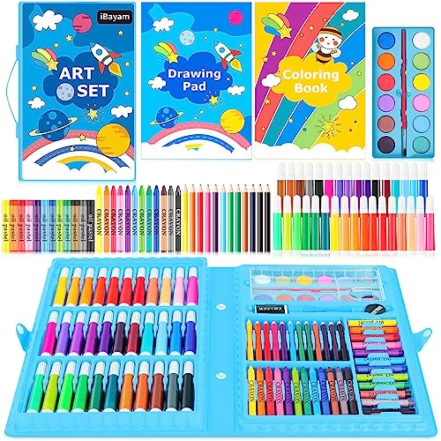 Coloring Set for Adult, Cute Preppy Stuff, 149-Pack Sketching Drawing Supplies Kits Painting Kits Art Set, Drawing Pad, Colorin
Coloring Set for Adult, Cute Preppy Stuff, 149-Pack Sketching Drawing Supplies Kits Painting Kits Art Set, Drawing Pad, Colorin
