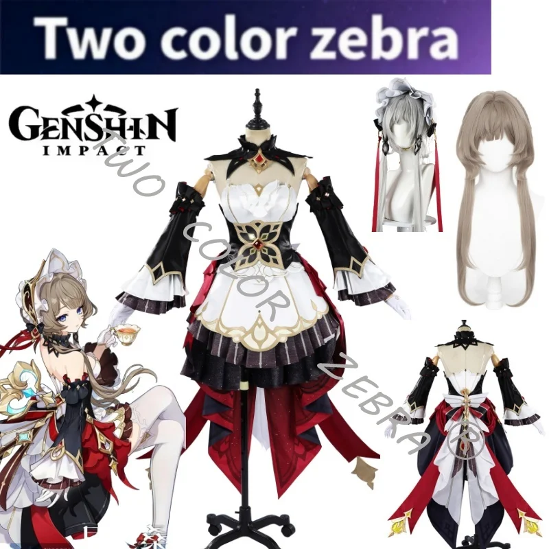 Genshin Impact Puppet Sandrone Cosplay Fatui Harbinger Costume White Dress Black Gold Corset and Props for Halloween Party
Genshin Impact Puppet Sandrone Cosplay Fatui Harbinger Costume White Dress Black Gold Corset and Props for Halloween Party
