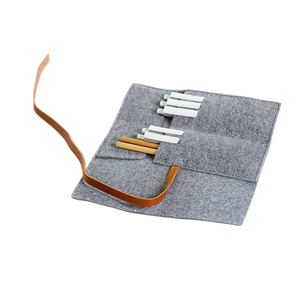 2Pcs Roll Up Pencil Case Pen Pouch Felt Organizer Foldable Stationery Storage School Travel Bags Dark Grey Light Grey
2Pcs Roll Up Pencil Case Pen Pouch Felt Organizer Foldable Stationery Storage School Travel Bags Dark Grey Light Grey