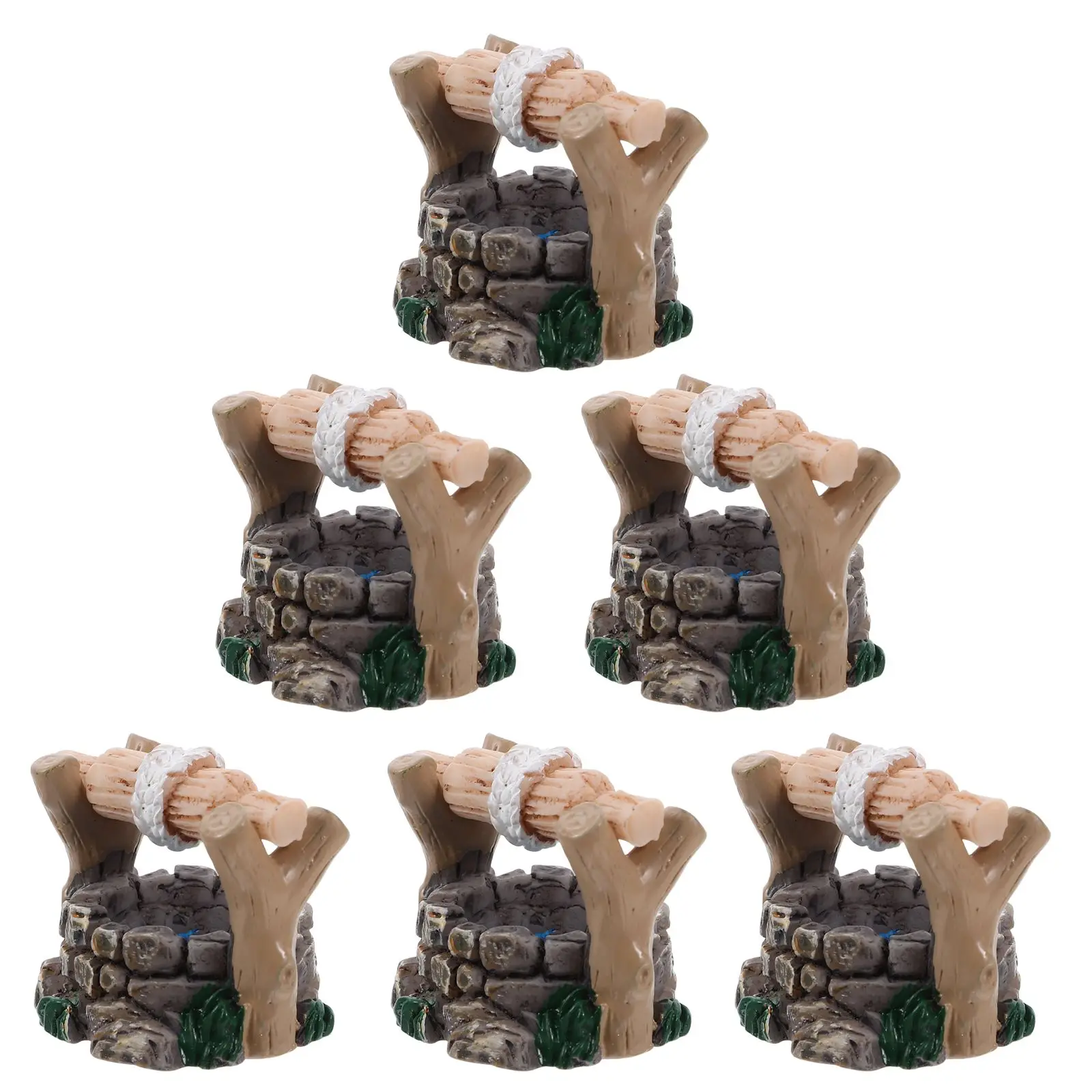 6 Pcs Vintage Water Well Ornaments Resin Retro Garden Accessories Miniature Scene Decor Lightweight Durable DIY Crafts Indoor
6 Pcs Vintage Water Well Ornaments Resin Retro Garden Accessories Miniature Scene Decor Lightweight Durable DIY Crafts Indoor