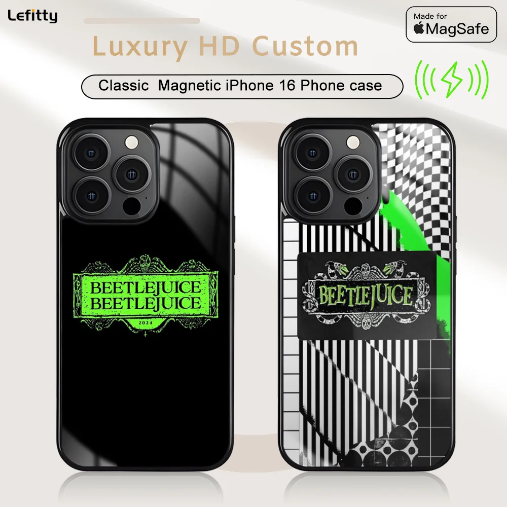 B- Beetlejuices Movie Phone Case For iPhone 16 15 14 13 12 11 Pro Max Plus Mini Magnetic Magsafe Wireless Charging Cover
B- Beetlejuices Movie Phone Case For iPhone 16 15 14 13 12 11 Pro Max Plus Mini Magnetic Magsafe Wireless Charging Cover