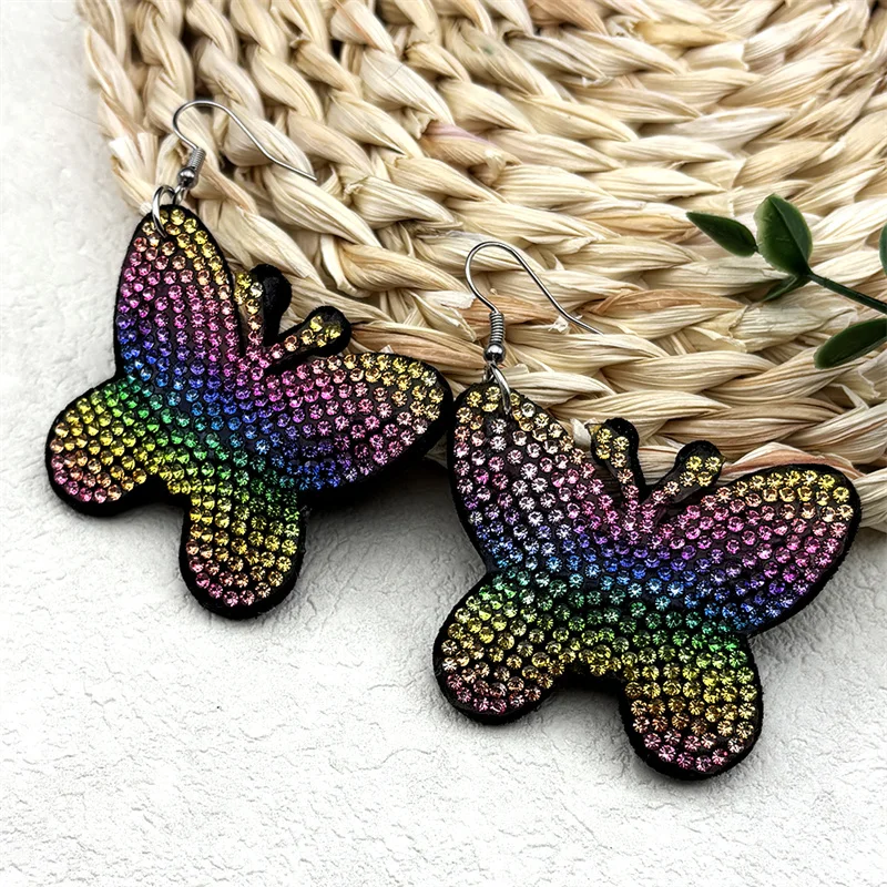 Colorful Butterfly Bowknot Rhinestone Dangle Earring for Women Girls Christmas Drop Earrings Jewelry aretes de mariposaZZZ1050
Colorful Butterfly Bowknot Rhinestone Dangle Earring for Women Girls Christmas Drop Earrings Jewelry aretes de mariposaZZZ1050