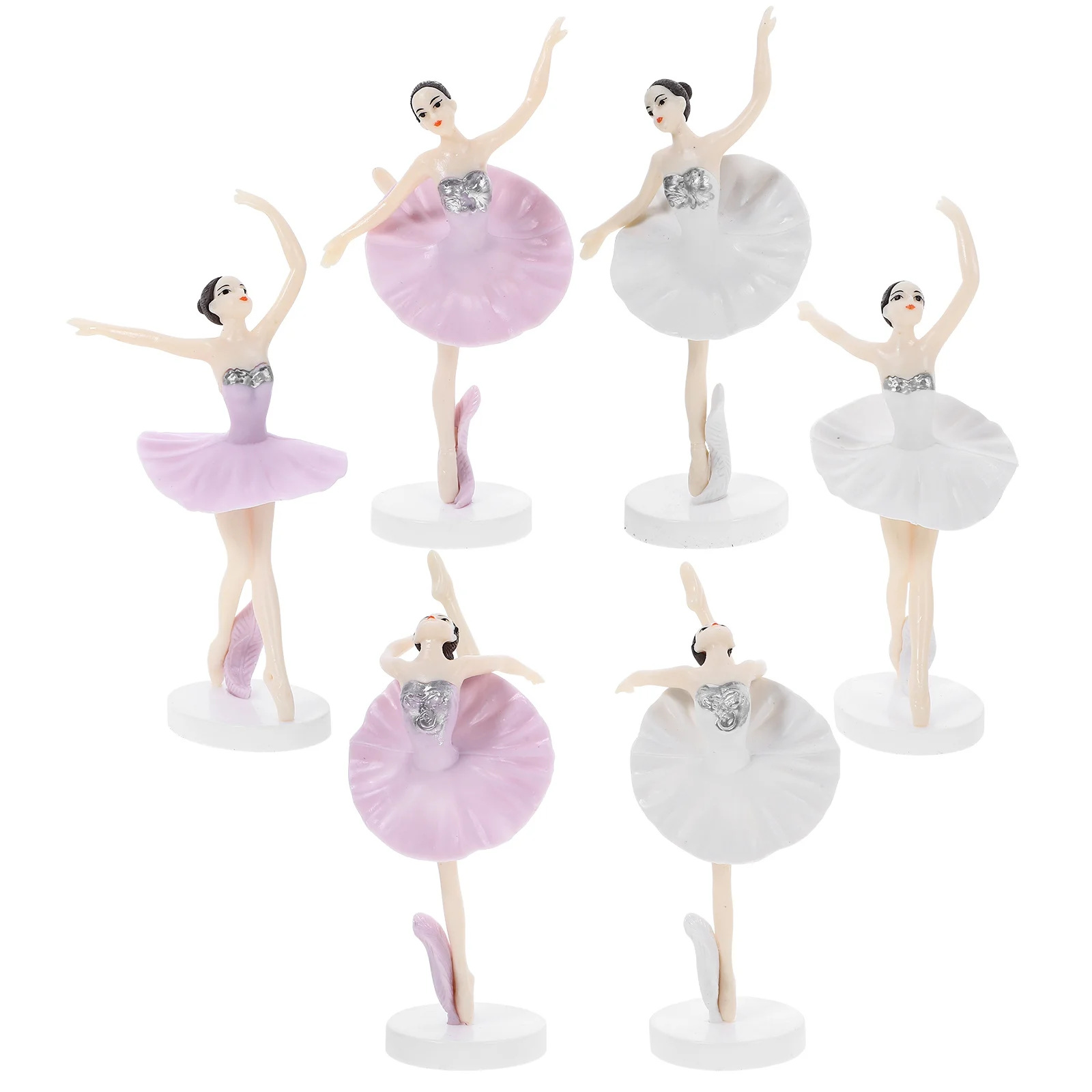 6pcs Ballet Girl Figurines Plastic Cake Decorations Adorable Ballerina Ornaments For Birthday Parties Home Baking Decorative
6pcs Ballet Girl Figurines Plastic Cake Decorations Adorable Ballerina Ornaments For Birthday Parties Home Baking Decorative