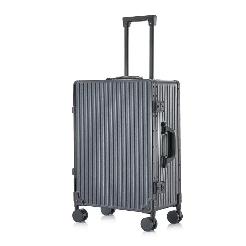 Aluminum Frame Travel Luggage Silent Universal Wheel Pull Bar Box One Nine Open Carry on Suitcase Boarding Box 20 24 26 28 Inch
Aluminum Frame Travel Luggage Silent Universal Wheel Pull Bar Box One Nine Open Carry on Suitcase Boarding Box 20 24 26 28 Inch