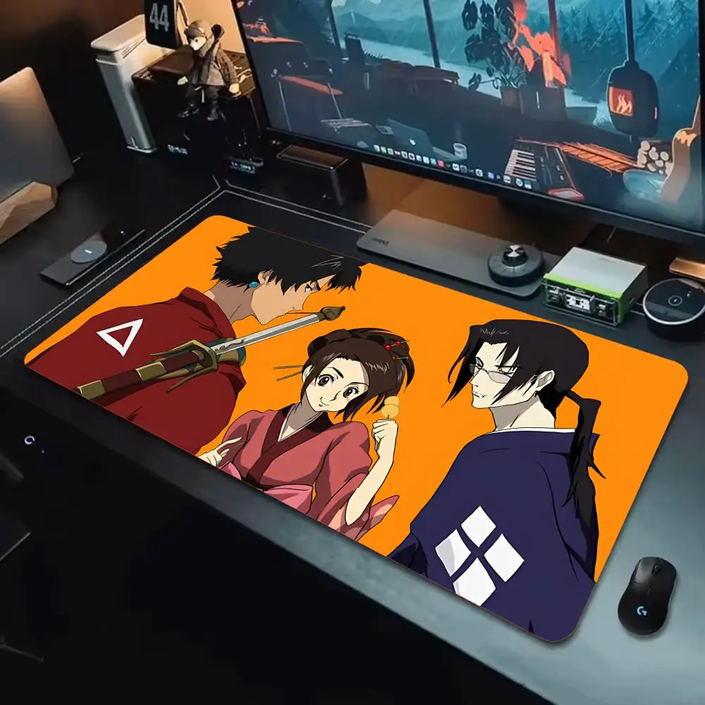 Коврик для мыши Game Samurai Champloo, коврики для клавиатуры, резина Kawai, нескользящий настольный коврик, XXL90x40 см
Коврик для мыши Game Samurai Champloo, коврики для клавиатуры, резина Kawai, нескользящий настольный коврик, XXL90x40 см