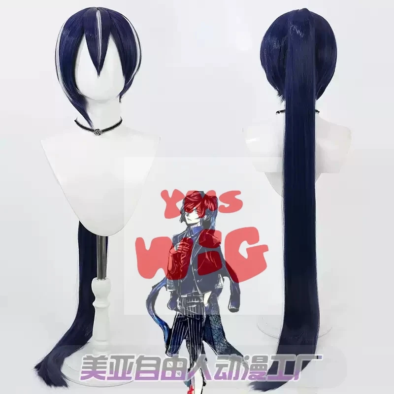 Devil Butler with Black Cat Boschi Arenas Cosplay Wig Long Blue Ponytail Heat Resistant Synthetic Hair Halloween Party Role Play
Devil Butler with Black Cat Boschi Arenas Cosplay Wig Long Blue Ponytail Heat Resistant Synthetic Hair Halloween Party Role Play