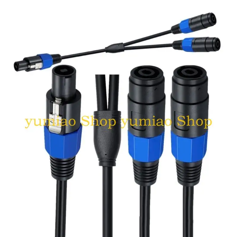 587B Professional Speakon Adapter 1 Male to Dual Female Speaker Break Out Cable
587B Professional Speakon Adapter 1 Male to Dual Female Speaker Break Out Cable