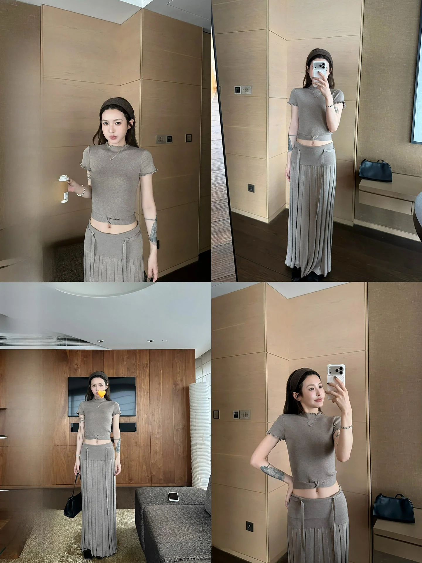 NingSi Women's Wool Knitted Sweater with Fringe Long Straight Skirt Set Spring Season Textured Gathered round Neck Knitwear
NingSi Women's Wool Knitted Sweater with Fringe Long Straight Skirt Set Spring Season Textured Gathered round Neck Knitwear