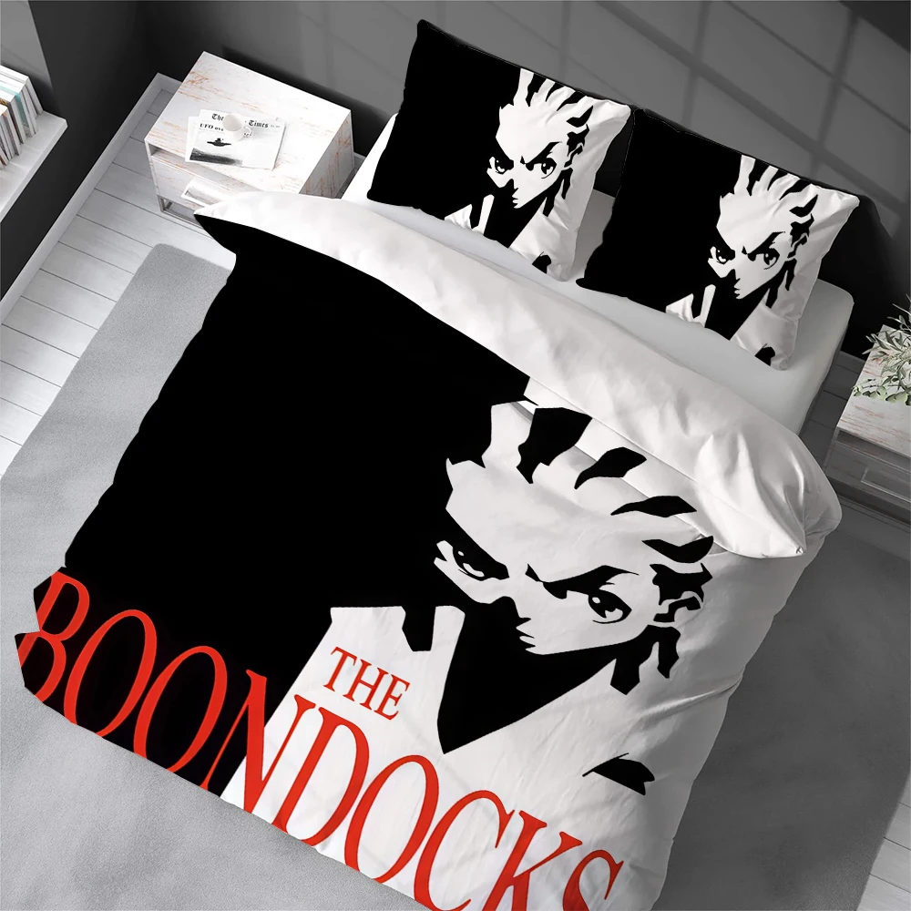 CARTOON The B-Boondocks Duvet Cover Set Soft Wash Bed 3 Piece Summer Comfortable Student Dormitory Home Baby Bedding Best seller
CARTOON The B-Boondocks Duvet Cover Set Soft Wash Bed 3 Piece Summer Comfortable Student Dormitory Home Baby Bedding Best seller