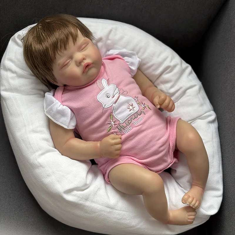 Bebe Quinbee Reborn Baby Doll Newborn Baby Size Real Picture Handmade 3D Skin Rooted Hair Visible Veins
Bebe Quinbee Reborn Baby Doll Newborn Baby Size Real Picture Handmade 3D Skin Rooted Hair Visible Veins