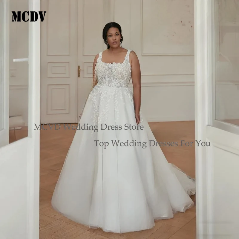 EVON BRIDAL 3D Flower Sleeveless Wedding Dress Plus Size Appliques Beach Bride Gown Customized Vestidos De Novia MCDV
EVON BRIDAL 3D Flower Sleeveless Wedding Dress Plus Size Appliques Beach Bride Gown Customized Vestidos De Novia MCDV