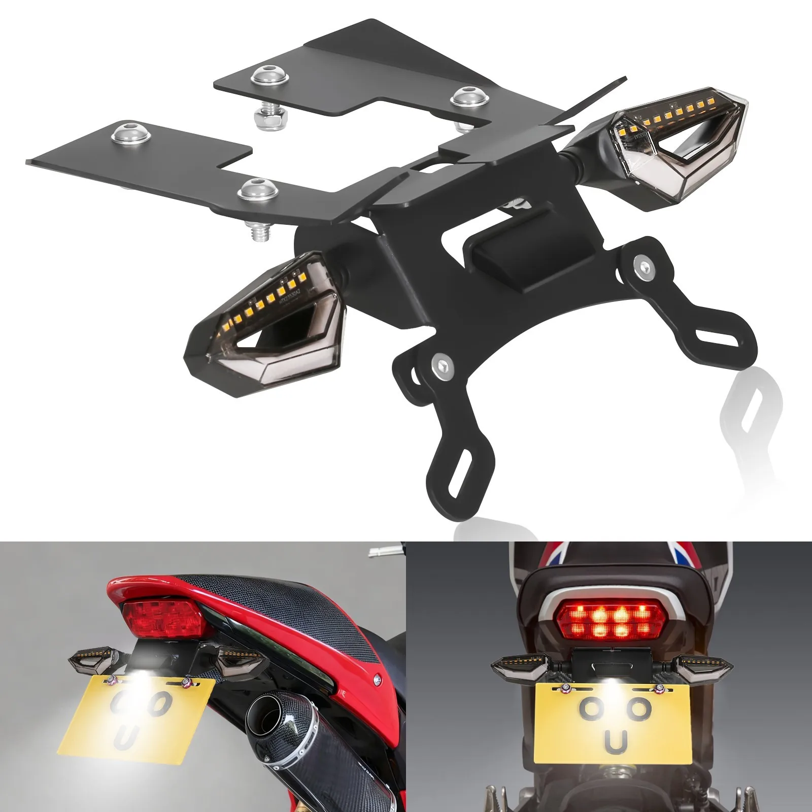 GROM Fender Eliminator LED Tail Tidy Turn Signal For Honda MSX125 /SF 2013-2021 Accesorios Moto License Light Numbe Plate Light
GROM Fender Eliminator LED Tail Tidy Turn Signal For Honda MSX125 /SF 2013-2021 Accesorios Moto License Light Numbe Plate Light