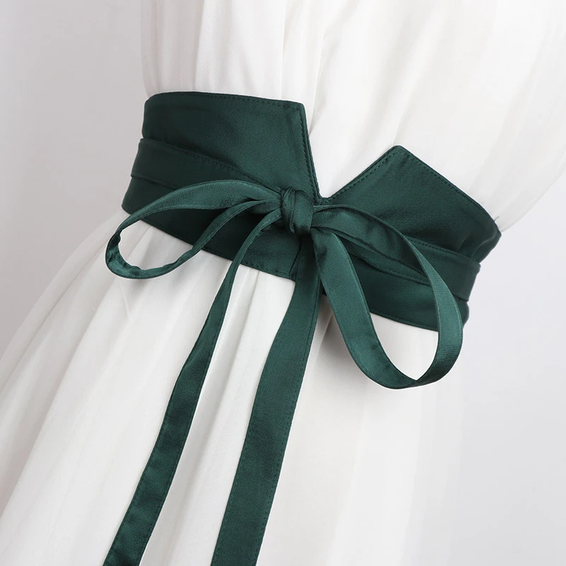 Fashion Dress Decorative Waist Belt Women's Bow Knot Ribbon Bridal Wedding Wide Waistband Ladies Waist Costume Accessories
Fashion Dress Decorative Waist Belt Women's Bow Knot Ribbon Bridal Wedding Wide Waistband Ladies Waist Costume Accessories
