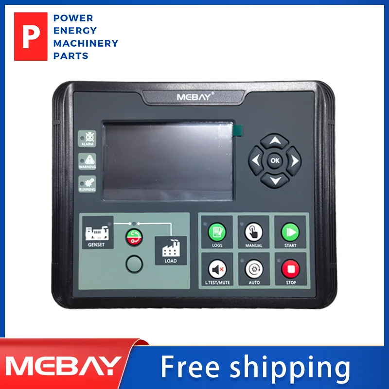Original DC60D Mebay Electronic Controller Panel Generator Set Control Parameters Module
Original DC60D Mebay Electronic Controller Panel Generator Set Control Parameters Module