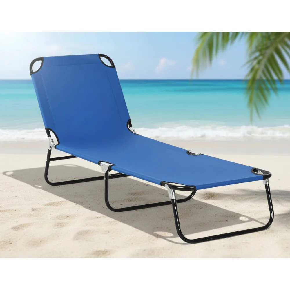 Складной шезлонг для бассейна, 5-уровневое кресло для загара на открытом воздухе с откидной спинкой для пляжа, двора, патио - синий
Складной шезлонг для бассейна, 5-уровневое кресло для загара на открытом воздухе с откидной спинкой для пляжа, двора, патио - синий