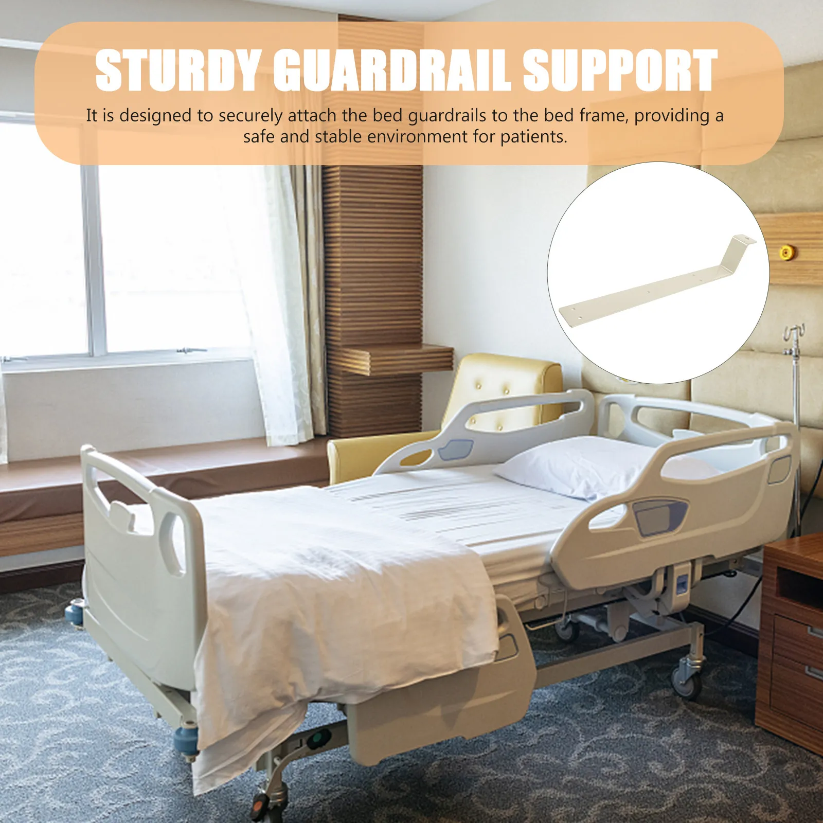 Aluminum Alloy Guardrail Bracket for Nursing Beds Sturdy Reliable Fall Protection Support Compatible with Most Care Bed Models
Aluminum Alloy Guardrail Bracket for Nursing Beds Sturdy Reliable Fall Protection Support Compatible with Most Care Bed Models
