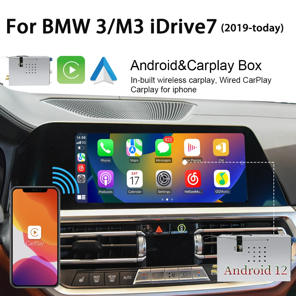 Wit-Up CarPlay Android Auto For BMW 3 M3 G27 2020-2023 Carplay Box Android AI Carplay Upgrade Stereo Wireless Wired Fullscreen
Wit-Up CarPlay Android Auto For BMW 3 M3 G27 2020-2023 Carplay Box Android AI Carplay Upgrade Stereo Wireless Wired Fullscreen