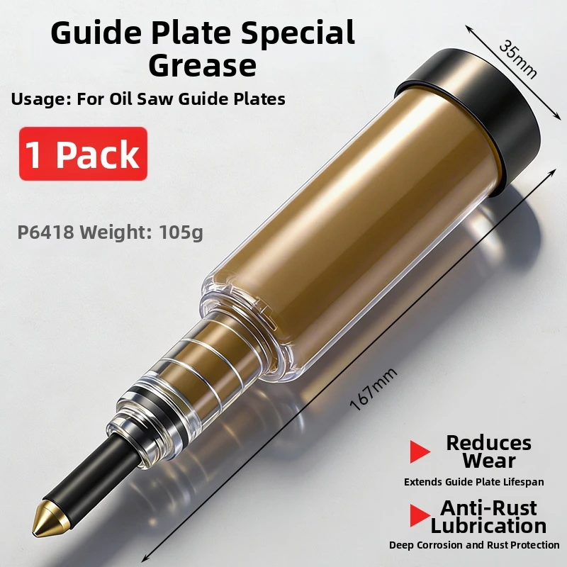 Oil Canister For Chainsaw Metal Nozzle Guide Bar Lubricating Grease For Oil Lubrication Anti-Rust Sprocket Guide Bar Grease Tool
Oil Canister For Chainsaw Metal Nozzle Guide Bar Lubricating Grease For Oil Lubrication Anti-Rust Sprocket Guide Bar Grease Tool