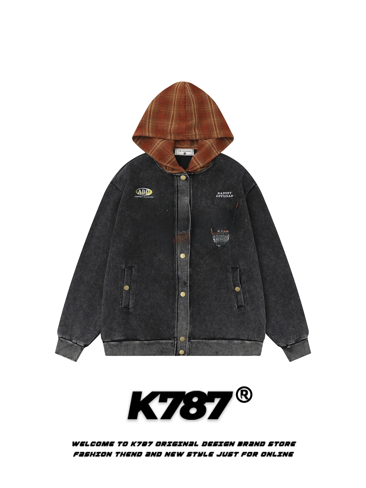 Retro American Washed Hoodie Sweatshirt Loose Embroidered Men's Casual Outerwear Youth Fashion Autumn Winter Cotton Polyester
Retro American Washed Hoodie Sweatshirt Loose Embroidered Men's Casual Outerwear Youth Fashion Autumn Winter Cotton Polyester