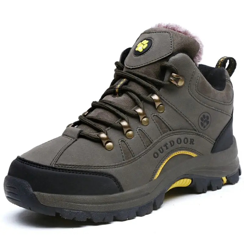 Outdoor Hiking Shoes Mid-top Men Boots Plush Breathable Women Shoes Wear-resistant Lace-up Men Casual Sports Shoes Women
Outdoor Hiking Shoes Mid-top Men Boots Plush Breathable Women Shoes Wear-resistant Lace-up Men Casual Sports Shoes Women