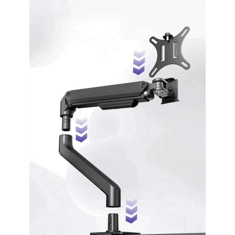 E350 monitor bracket: no punching installation, 144-428mm lift adjustment, new comfortable office experience
E350 monitor bracket: no punching installation, 144-428mm lift adjustment, new comfortable office experience